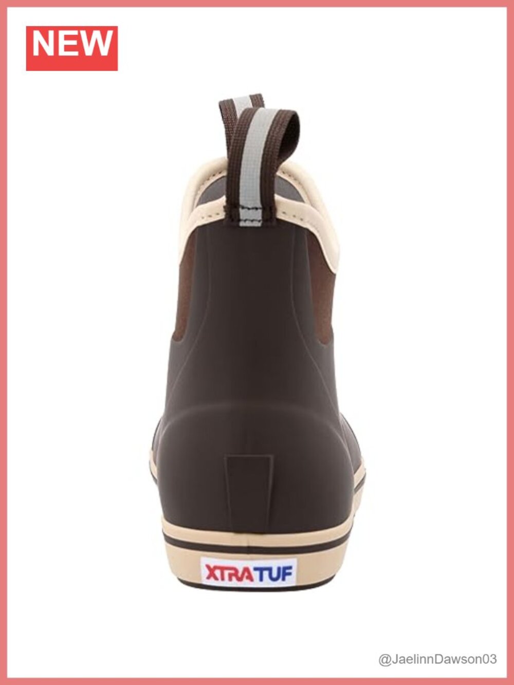 Women's Ankle Deck Boot Slip-On Pull-On Waterproof Non-Slip Fishing Boots